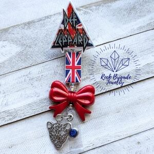 MTO NEW Def Leppard retractable badge reel ID holder